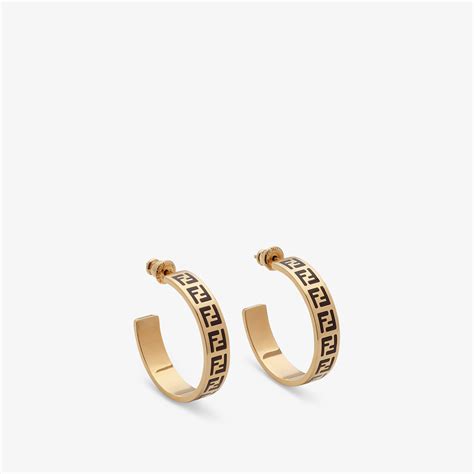 fendi earrings gold|forever Fendi earrings.